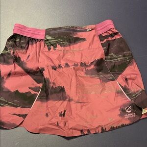 North face purple, and Black Athletic Skirt